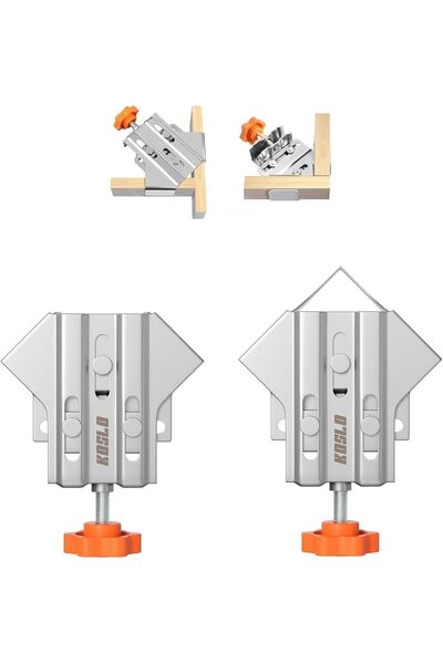 TERRIFI مشابك زاوية قائمة 90 درجة من الفولاذ المقاوم للصدأ لأعمال النجارة (مج...