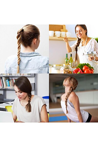 Generic 500 Small Black Seamless Elastic Hair Ties for Babies, Girls & Women