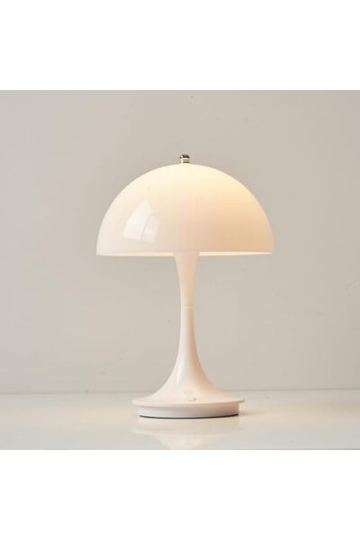 NALACAL مصباح طاولة لاسلكي بتصميم فطر عتيق، قابل لإعادة الشحن بقوة 3000 مللي ...