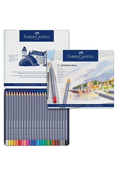 Faber Castell Watercolor pencils - Goldfaber - Metal case - 24 colors