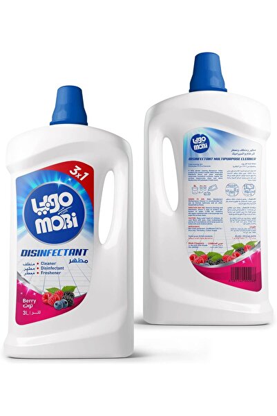MOBI Disinfectant Cleaner Berry, 3 Litre- Pack of 1