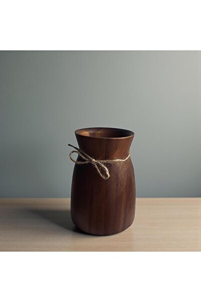 ELZEY HOME Natural Acacia Decorative Spoon Rest & Organizer