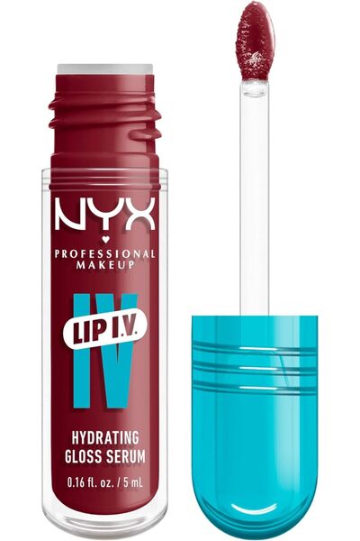 NYX Professional Makeup ملمع شفاه مرطب Lip IV، ترطيب يدوم حتى 12 ساعة، لون غن...