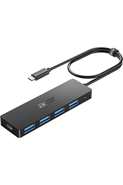 ACER موزع USB-C متعدد المنافذ USB 3.0 لأجهزة الكمبيوتر المحمولة مع منفذ طاقة،...