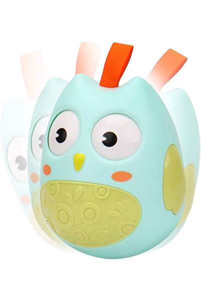 Arabest Owl Roly-Poly Wobble Musical Toy for Tummy Time, 3–12 Months —