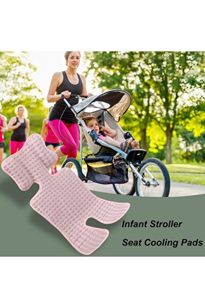 Generic Gel Cooling Pad Stroller & Car Seat Liner - Universal Summer Multifunctional (Pink) - Nalakal