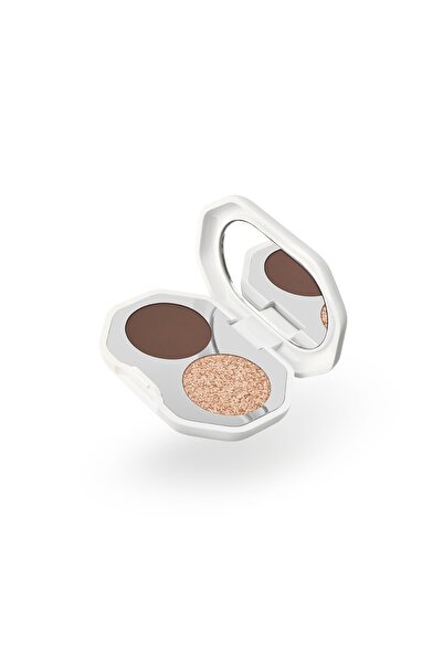 Kiko Göz Farı - Snow-Kissed Holiday Mountain Twins Eyeshadow - 01 Cocoa Hues