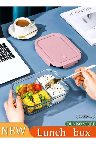 DOMEET Glass Meal Prep Containers,Leak Proof Lunch Box,Food Storage Containers with Lids