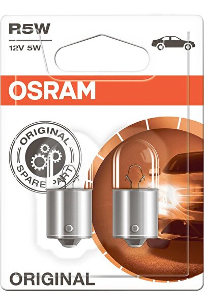 Osram مصباح السيارة البديل الأصلي BA15s R5W مصباح الإشارة عبوة نفطة (قطعتان)