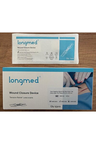 Longmed Yara Kapatma Şeridi Zip Strip Sütür