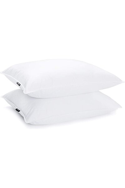 Generic JA COMFORTS Duck Feather Down Bed Pillows (2-Pack) Standard/Queen 20×...
