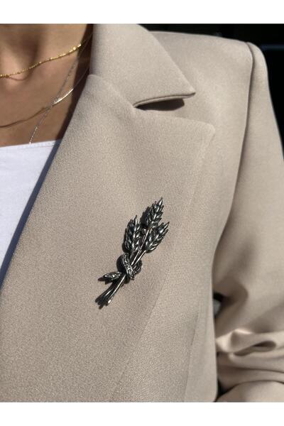 Tep's Jewellery El İşi Tasarım Başak Demeti Gümüş Broş