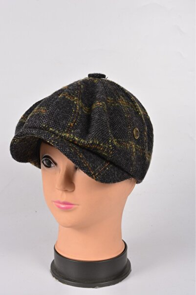 mercantoptan قبعة شتوية للأطفال مكونة من 8 قطع من الصوف الأصلي طراز Peaky Blinders