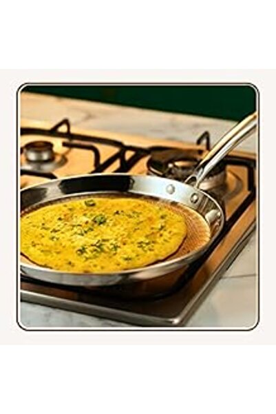 Generic THE CHEF STORY TrayGeo Haptic Ceramic Frypan, Honeycomb Flat 26 cm, Triple-Layer