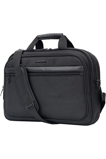 Generic CABINPRO Premium Laptop Bag 15.6-inch Water Resistant Shoulder Bag CP013 (Black)