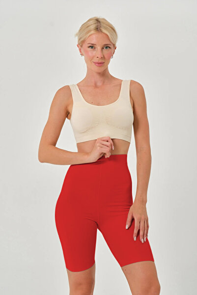 MİSTİRİK Porfy Model Low Leg Effective Thread Detail Extra Tight Red Color097