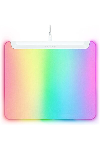 RAZER Firefly V2 Pro Fully Illuminated RGB Gaming Mouse Mat - White
