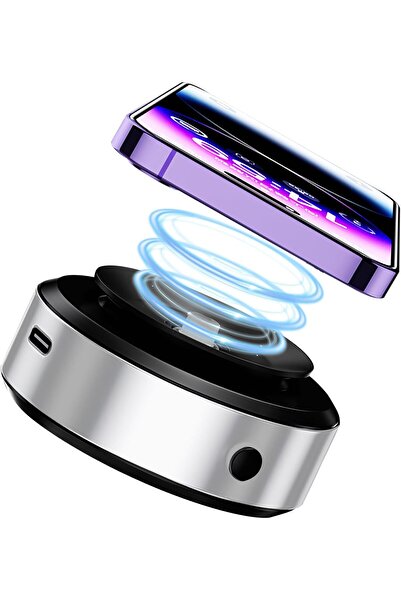 EXCEFORE Magnetic Car Suction Cup Phone Holder (Silver)