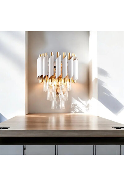 AFN Crafted from Durable Metal and Refined Glass Wall Sconce