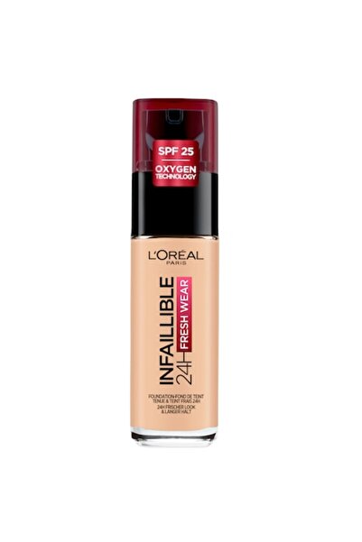 L'Oreal Paris Infaillible 24H Fresh Wear Transfer-Resistant Foundation 180 Rose Sand, 30 ml