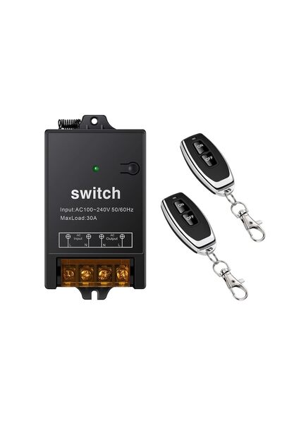 KASTWAVE مفتاح ترحيل لاسلكي للتحكم عن بعد - مدى 328 قدمًا، 30 أمبير، 3000 وات