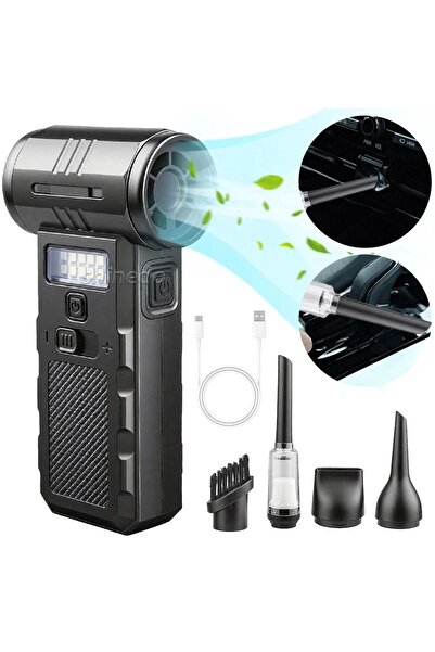 Generic Handheld Turbo Fan 8000mAh Brushless Motor Mini Jet Blower Air Duster Cordless Keyboard Cleaner