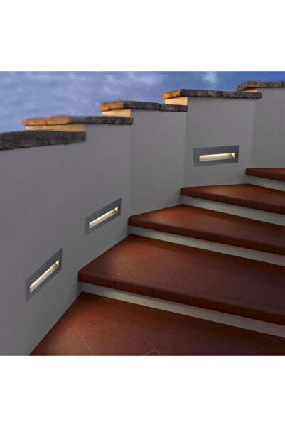 Generic Hidden Inclined Stair Lamp - Small Yellow