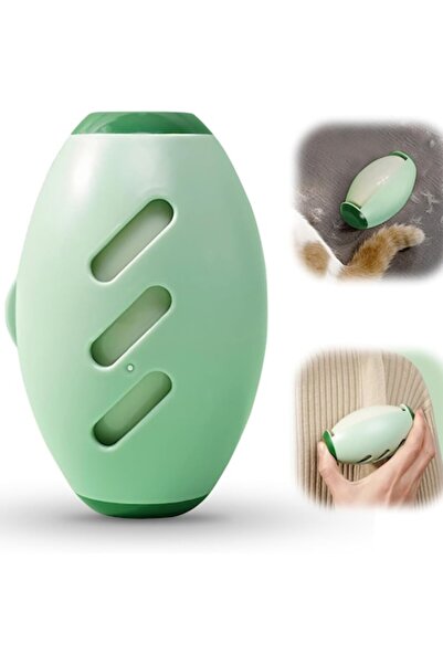 miraza Επαναχρησιμοποιούμενος πλενόμενος κύλινδρος αποτρίχωσης χνουδιών και τριχών κατοικίδιων, φορητός, πράσινος