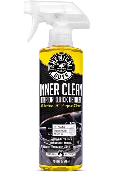 CHEMICAL GUYS InnerClean Quick Detailer, Pineapple Scent, 16 fl oz