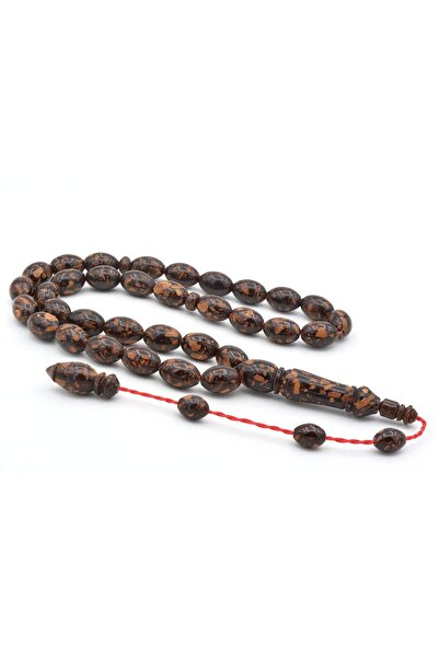 Murty99 Mastercrafted Systematic Almond Model Large Size Cinnamon Prayer Beads