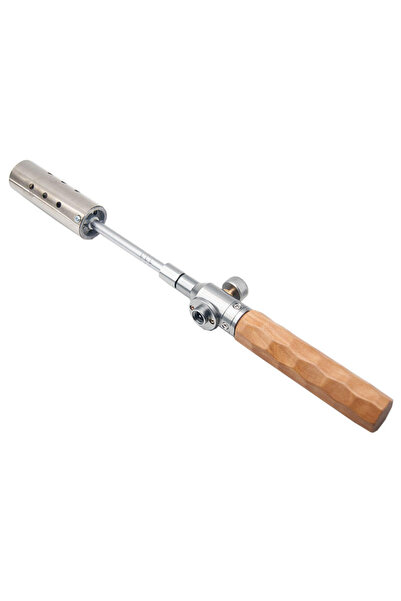 Generic شعلة غاز شديدة التحمل بقوة 12000 كيلو كالوري، قاذفة لهب، لحام، شواء، موقد أعشاب، امتداد مقلوب بزاوية 360 درجة