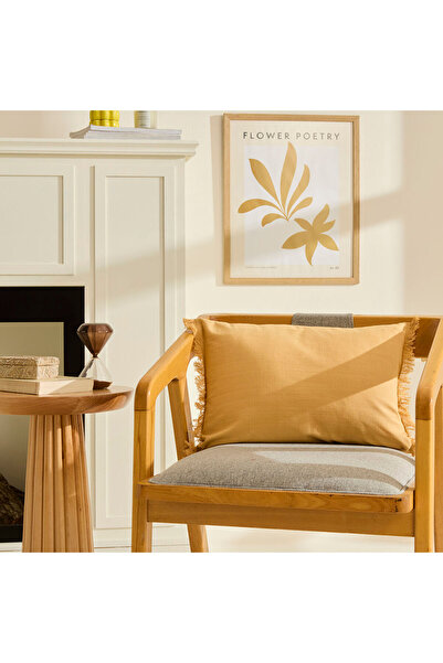 Karaca Home Dipsy Наповнена подушка 35x50 см Гірчиця