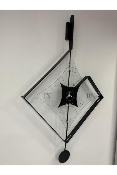 bablo Eksen Black Klasik Modern duvar saati Premium Duvar Saatleri