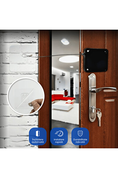 OferteTop Automatic Door Closer, Silent and Easy to Install