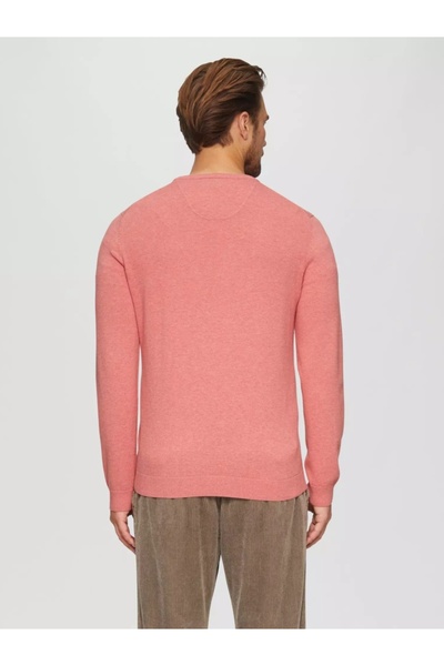 s.Oliver Men's crew neck sweater, Dusty pink, 3XL