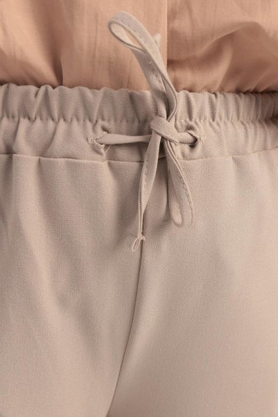 ALLDAY Pantaloni cu șnur cu talie elastică