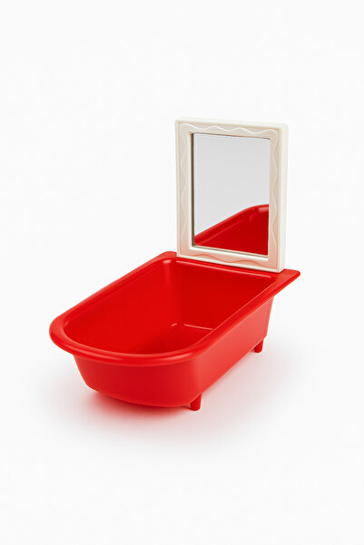 Papağanhane Mirrored Bird Bath Red |   Lovebird Bath Tub – Bath Container for...