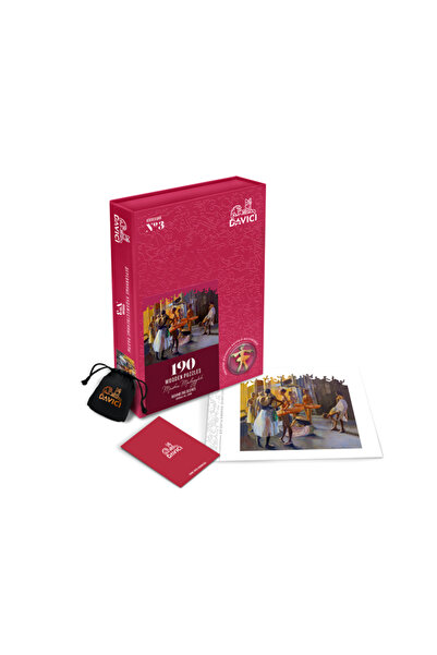 UkrainaSHOP Wooden puzzle Behind the scenes, 190 pieces