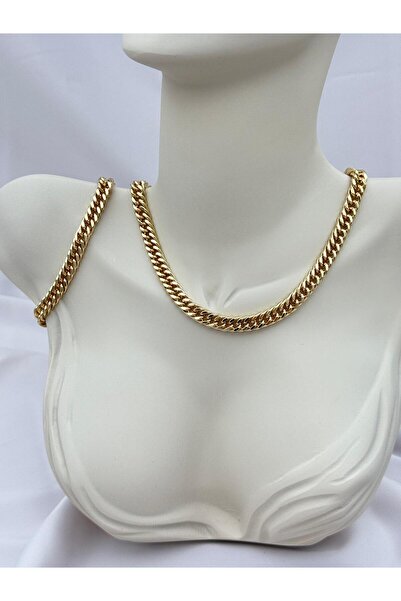 Luseda طقم قلادة Xuping من سلسلة سكاي جولف 50 سم وسوار 18 سم