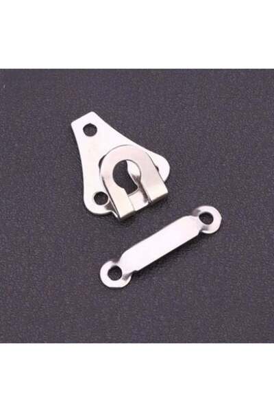 HOOK Pants Hook/Snap, Silver & Black, Box of 100