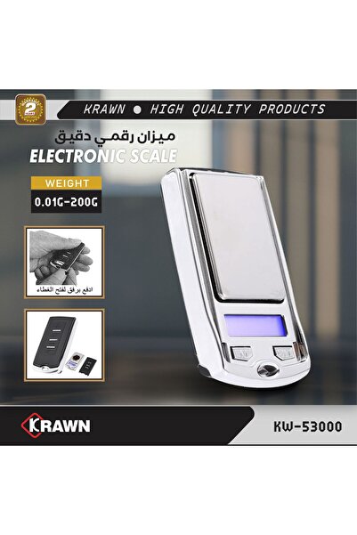 KRAWN Crown Precision Scale with Smart Key Style - Electronic Precision Scale (KW-53000)
