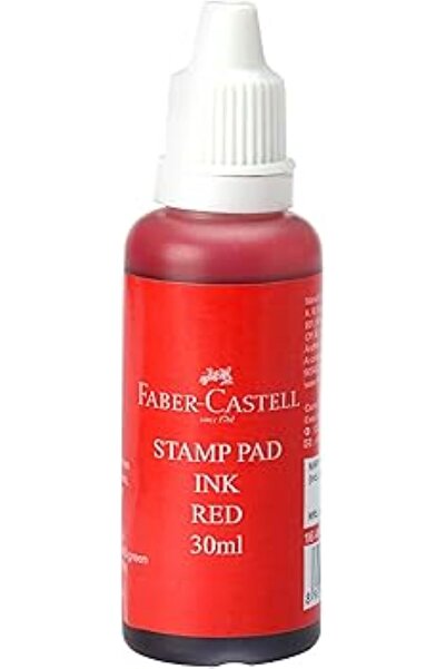 Faber Castell Stamp pad ink - 30ml bottle - red -