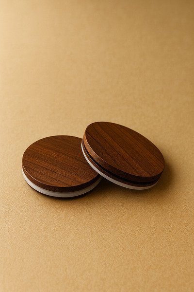 Fhilli Vetro 2-Pack Wooden Lid 8 cm