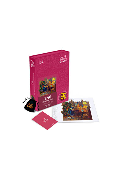 UkrainaSHOP Wooden puzzle Doll's house, 240 pieces