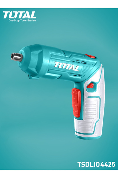 TOTAL 4V Cordless Screwdriver Set with Type-C Charging