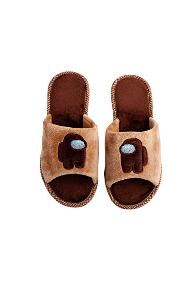 Belsta Suede slippers, brown color, size 35