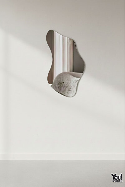 Youstore Asimetrik Dalgalı Yapişkanlı Ayna 50X70 Cm