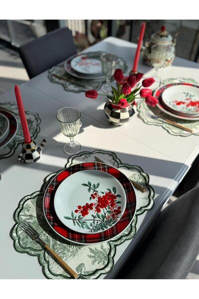 NC Home Design Verde francez-american 6 bucăți