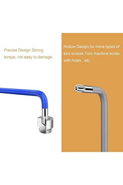 NALACAL Hex Key Allen Wrench Set, Star Colored T10-T50, 9 Pcs