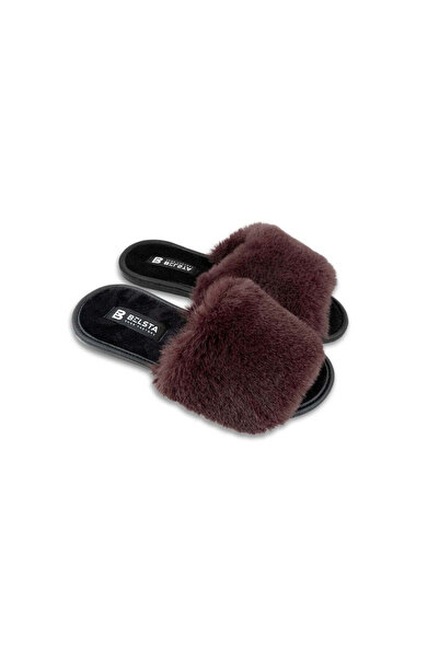 Belsta Papuci de dama bleumarin, culoare bordeaux, marimea 38